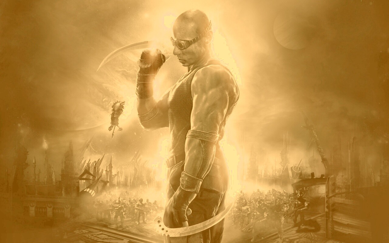 Риддик с клинками обои