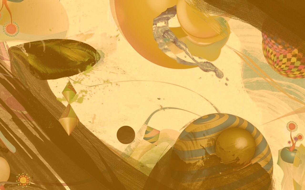 Абстракция из игрушек обои