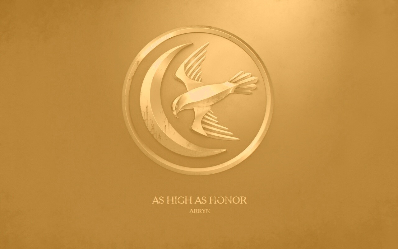 Металлический герб дома Аррен обои