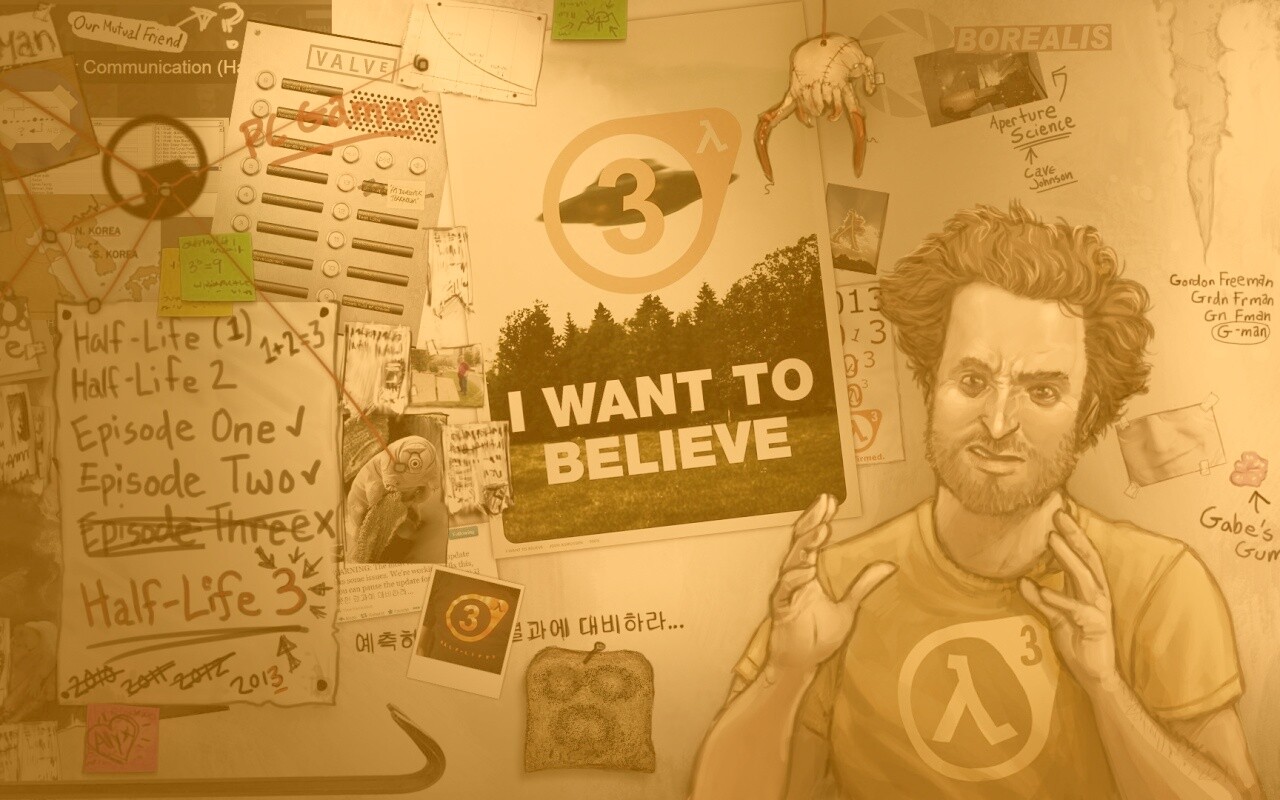 Half Life 3 - I want to believe обои