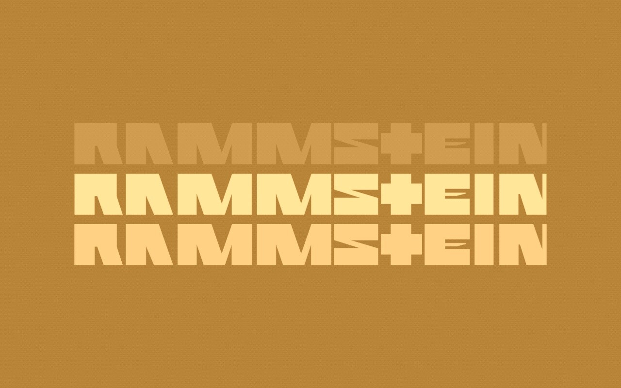 Rammstein логотип обои