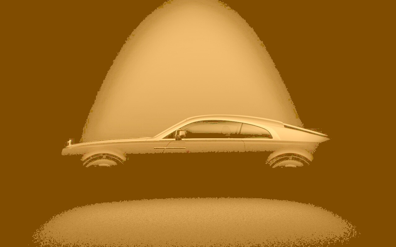 Силуэт Rolls Roys обои