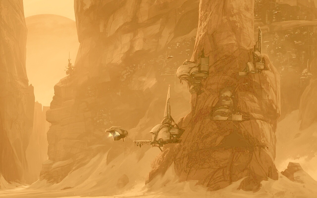 Красные горы обои