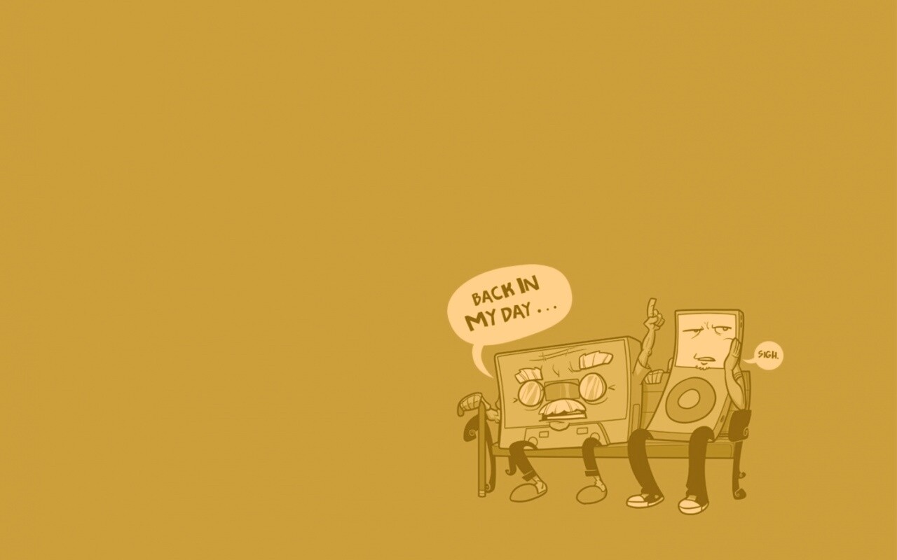 А вот в мои дни... обои