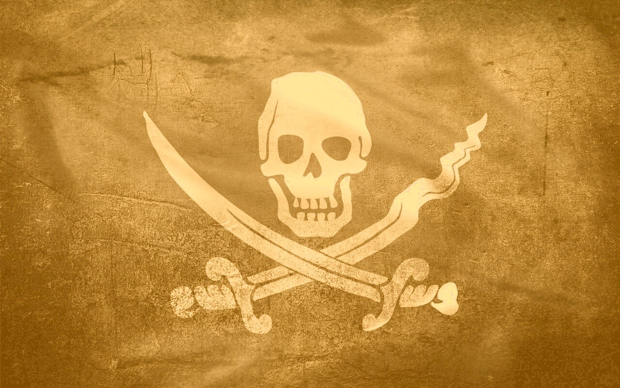 Пиратский флаг обои