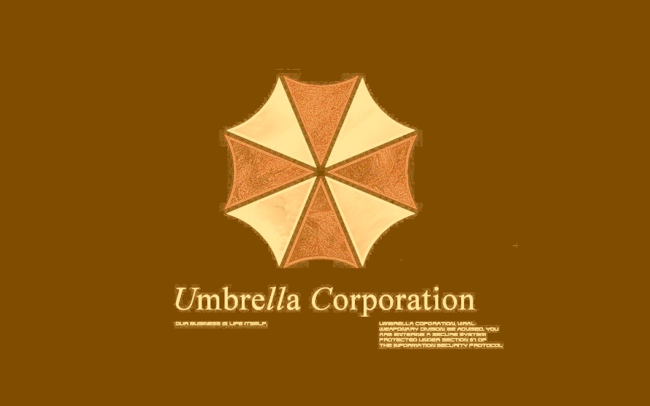 Логотип корпорации Амбрелла (Umbrella corp) обои