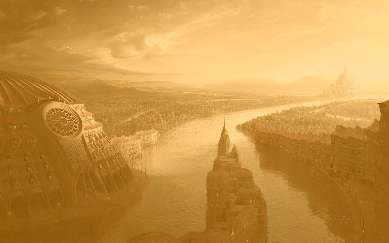 Древний город обои