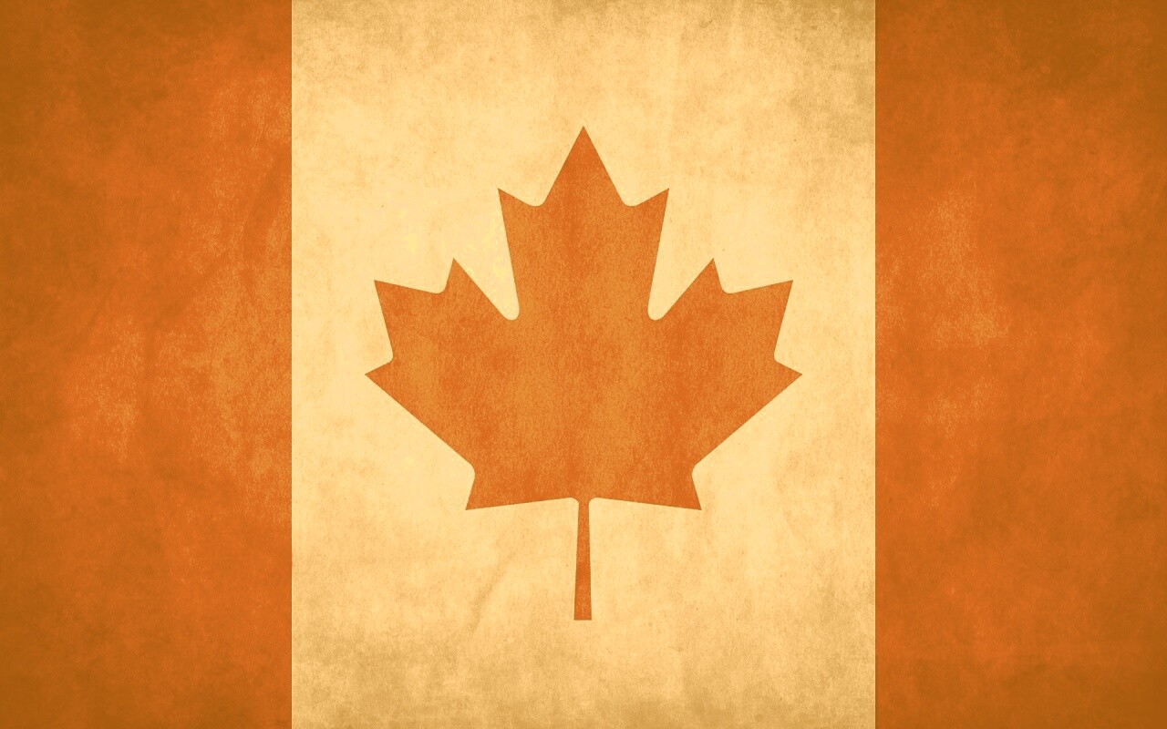 Флаг канады, кленовый лист обои
