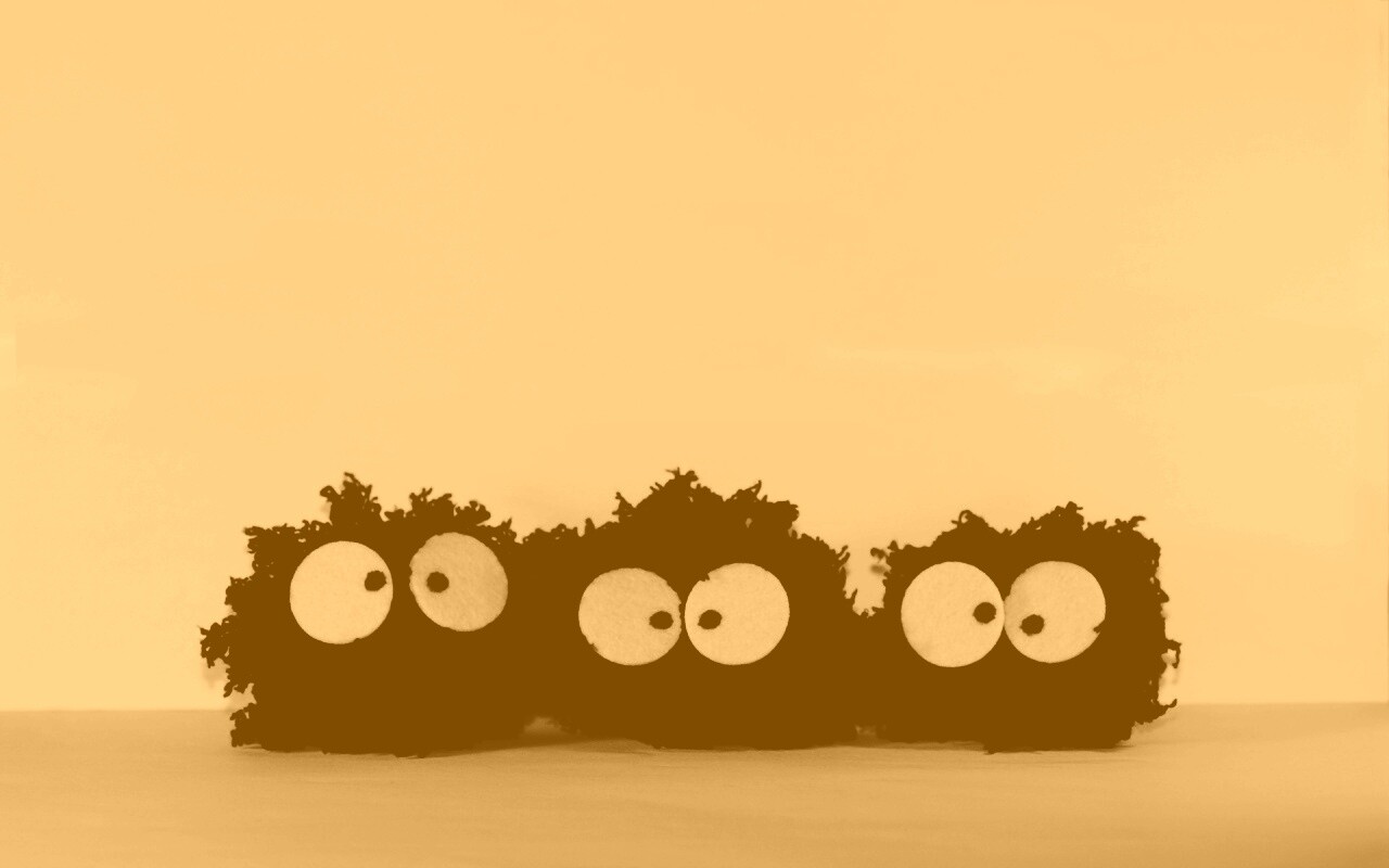 Кляксы с глазами обои