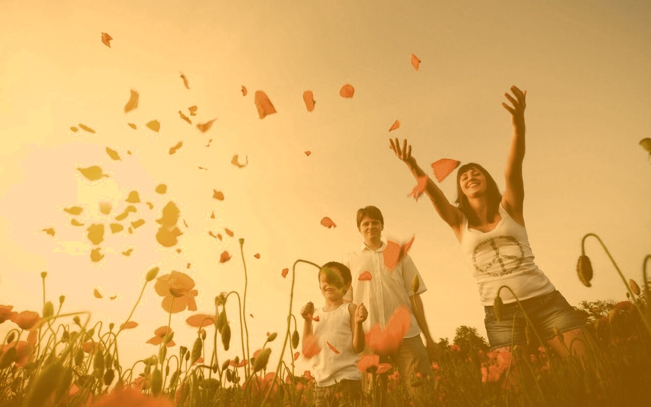 Счастье и радость обои