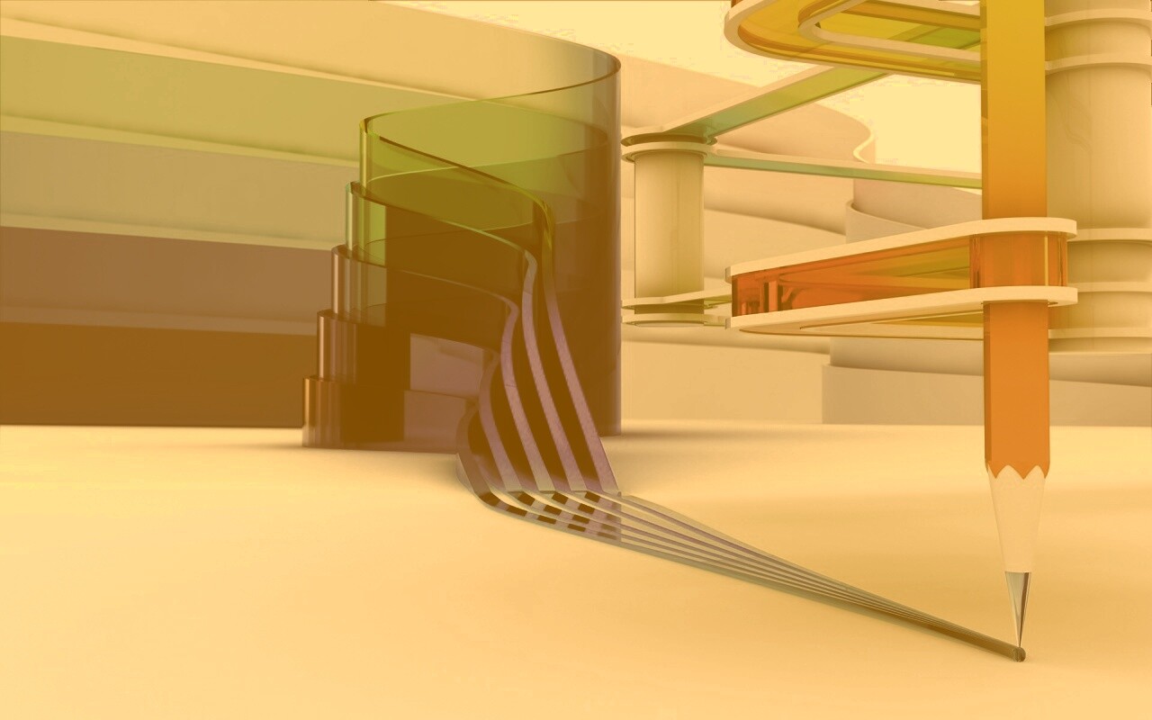 Фантазия карандаша обои