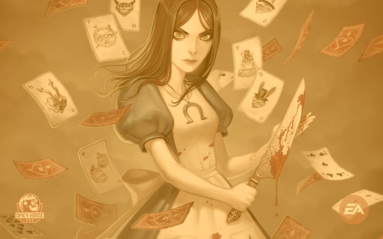 Алиса в стране чудес обои