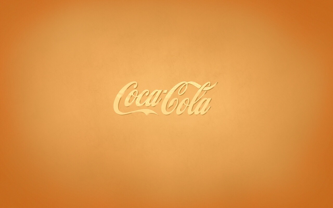 Красный логотип Coca-Cola обои
