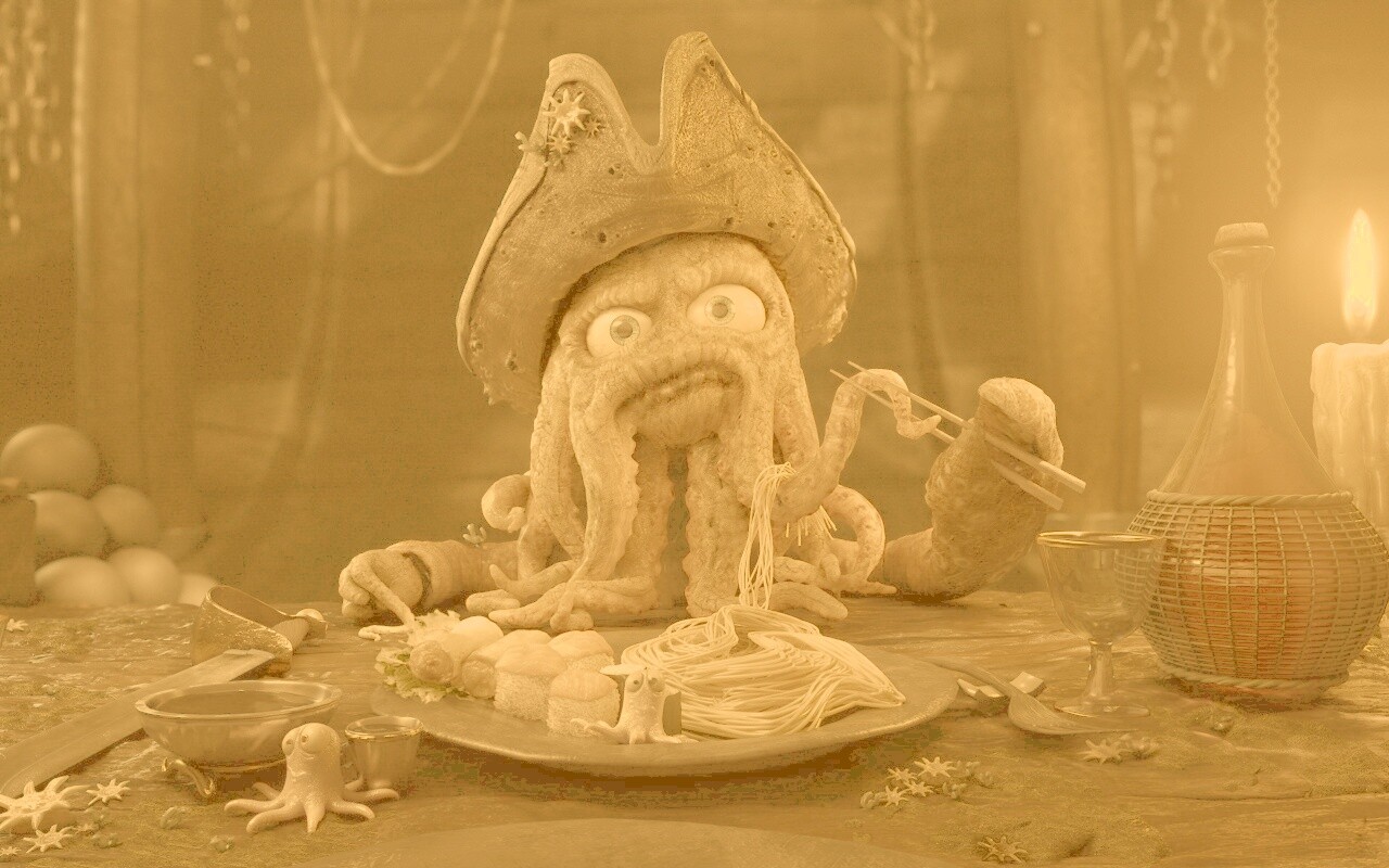 Мультяшный Дэви Джонс обои