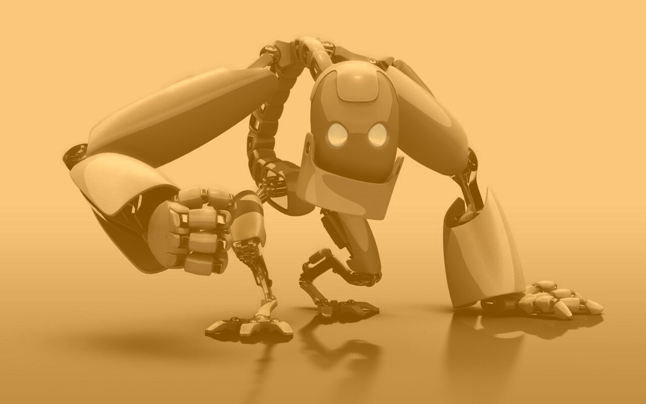 Крадущийся робот обои