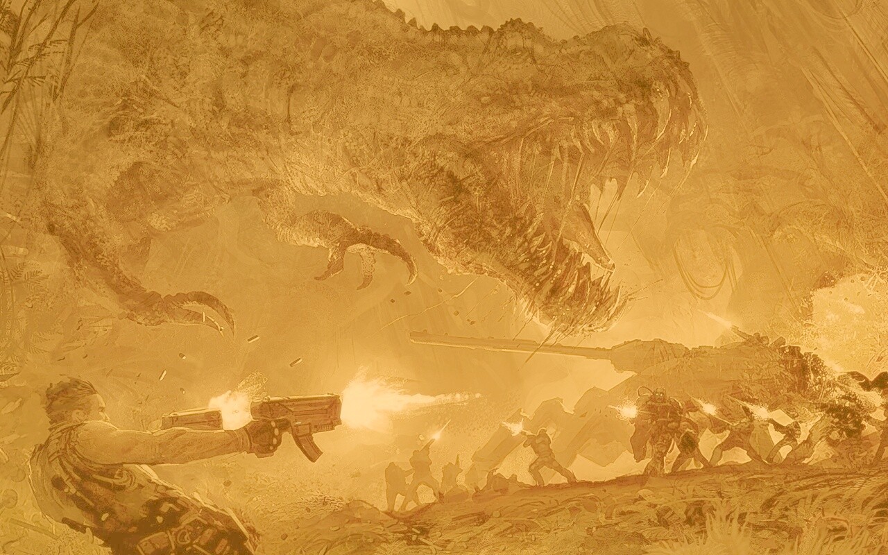 Динозавр обои