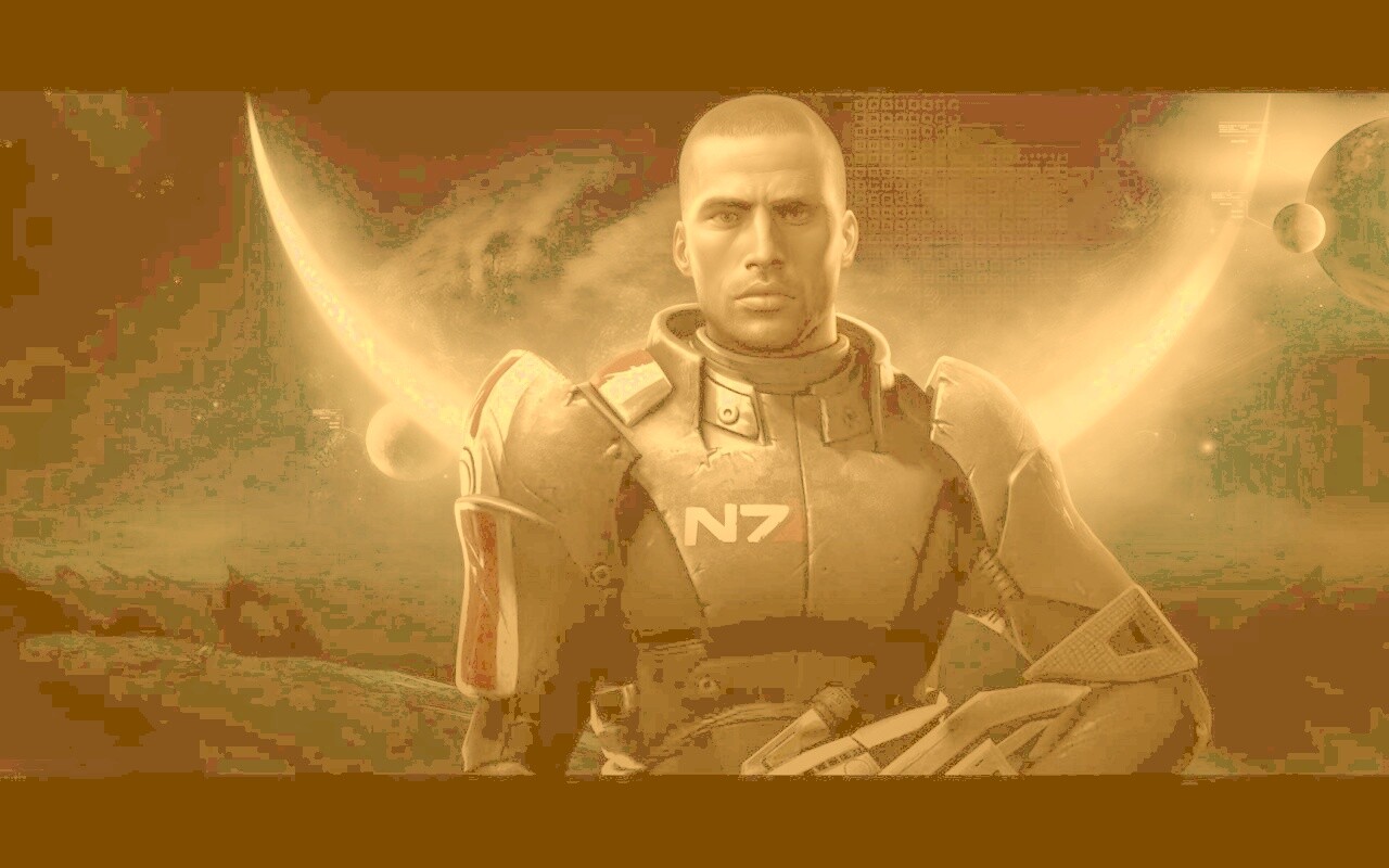 Шепард из Mass Effect обои