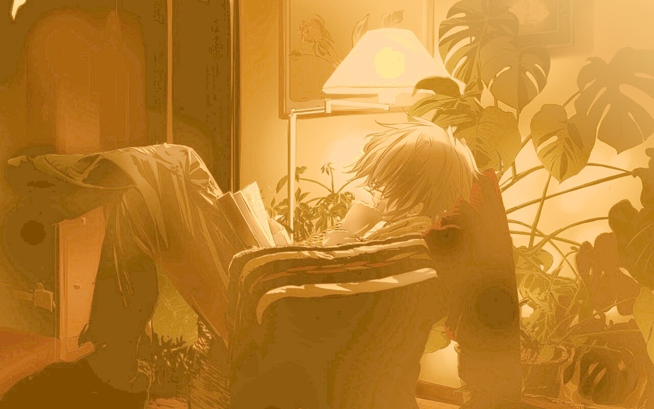 Парень с книжкой обои