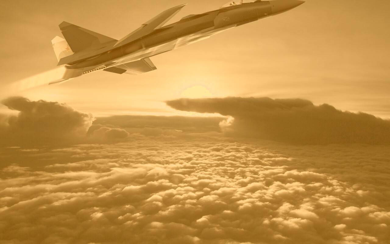 Истребители в небе обои