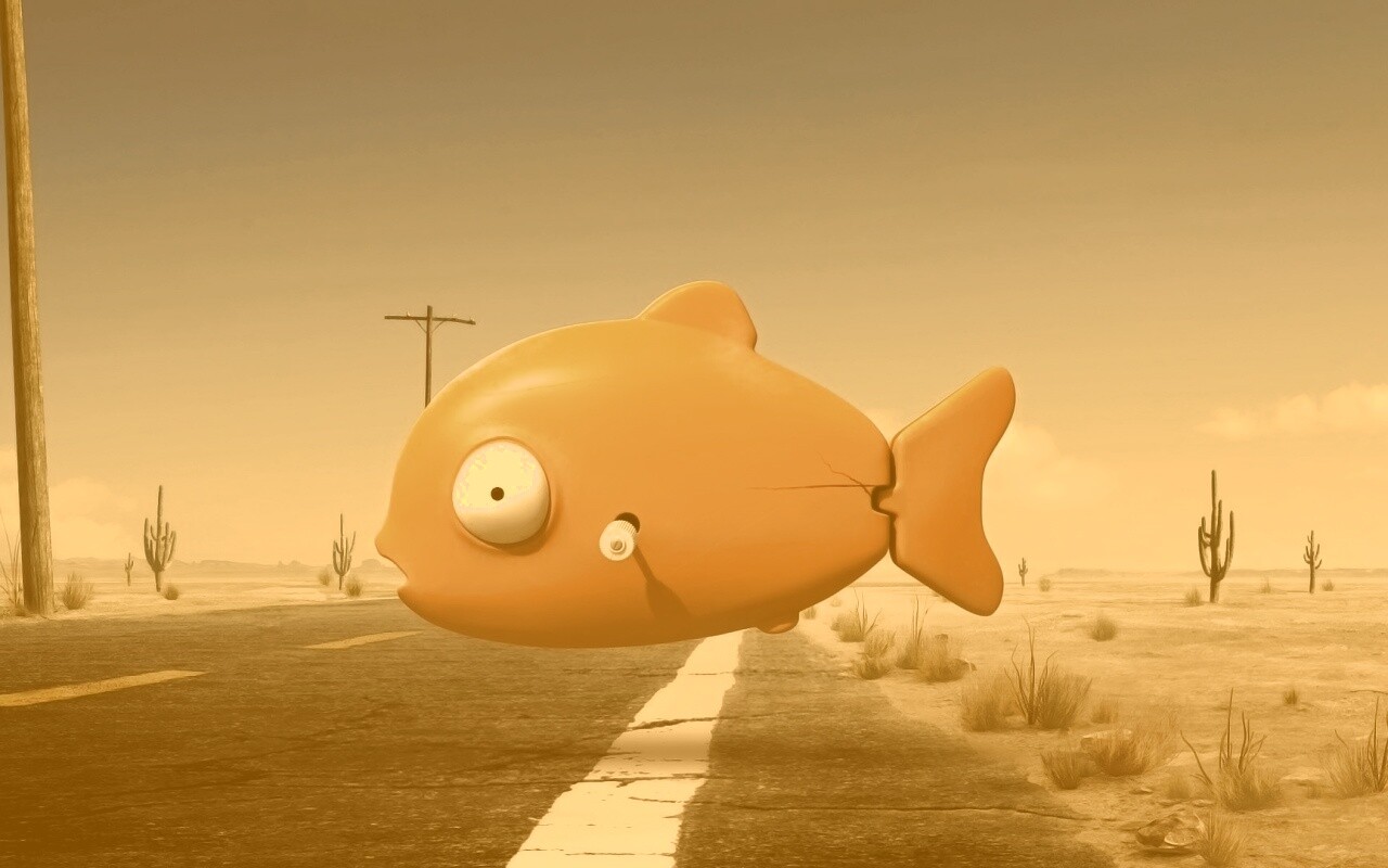 Рыбка из Ранго обои