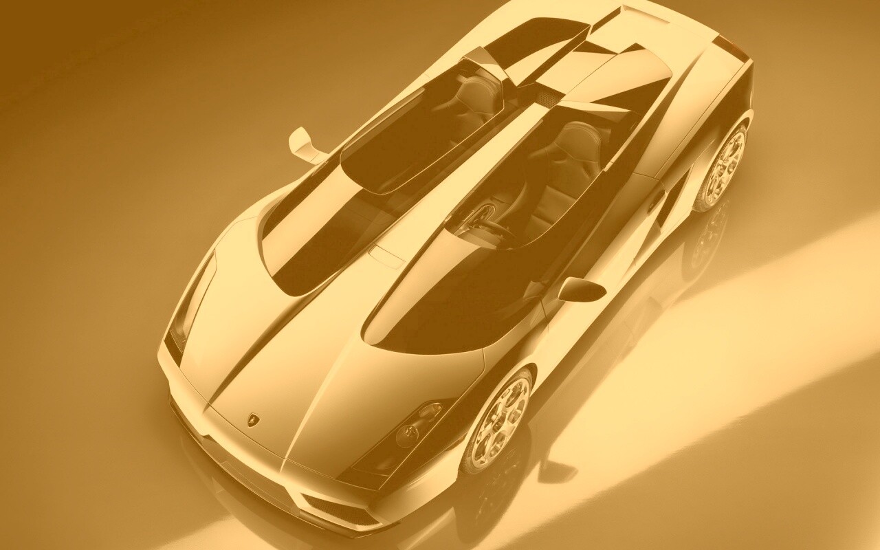 Светло-серый Lamborghini обои