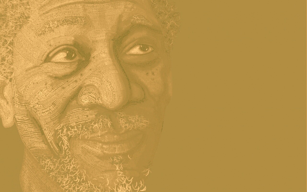 Морган Фриман — текстовый портрет обои