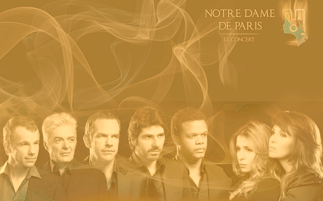 Актрёры мюзикла Нотр Дам де Пари обои