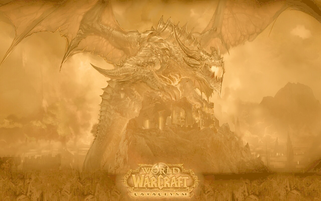 Дракон из WoW обои