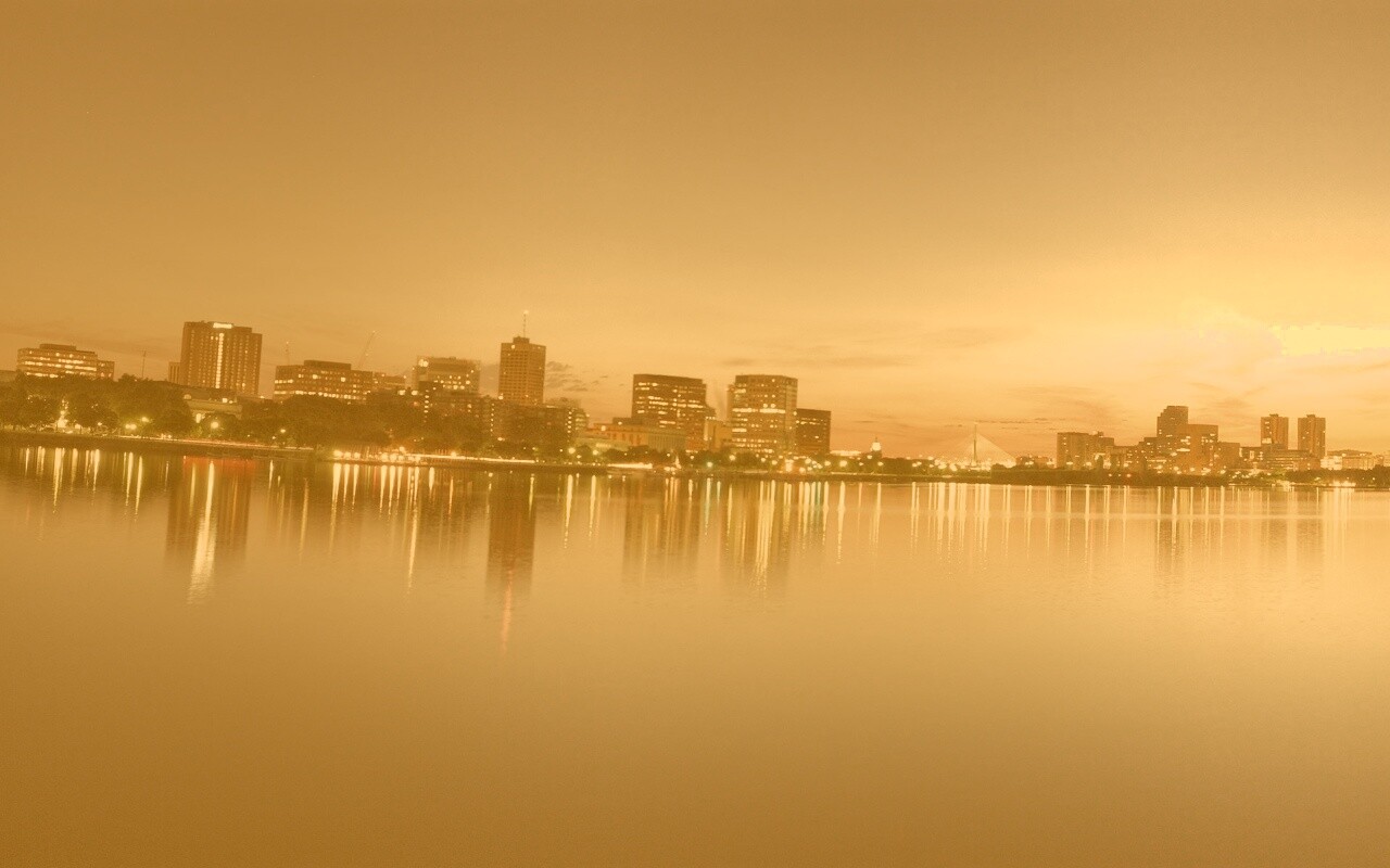 Панорама Бостона обои