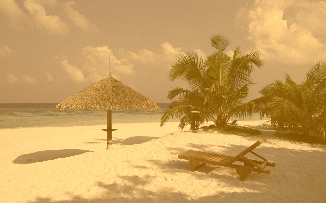 Рай на мальдивах обои