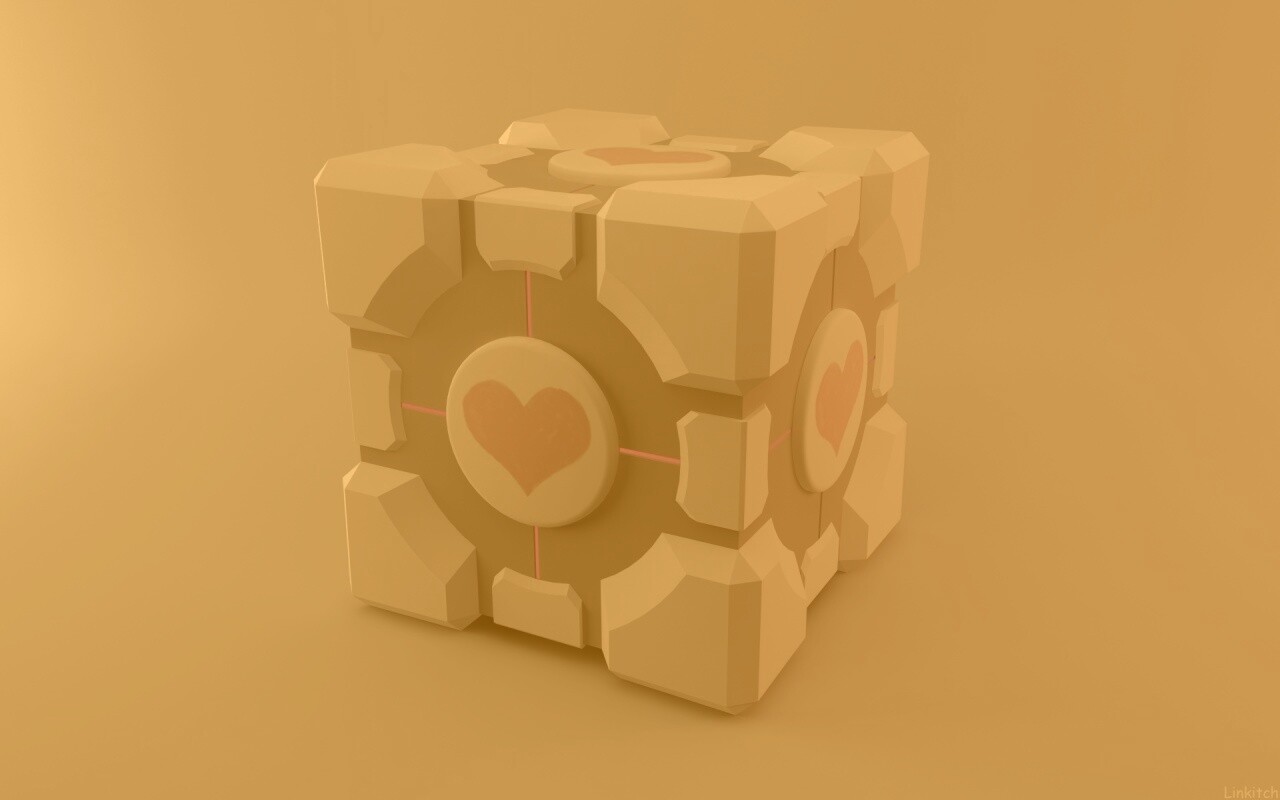 Взвешенный куб-компаньон обои