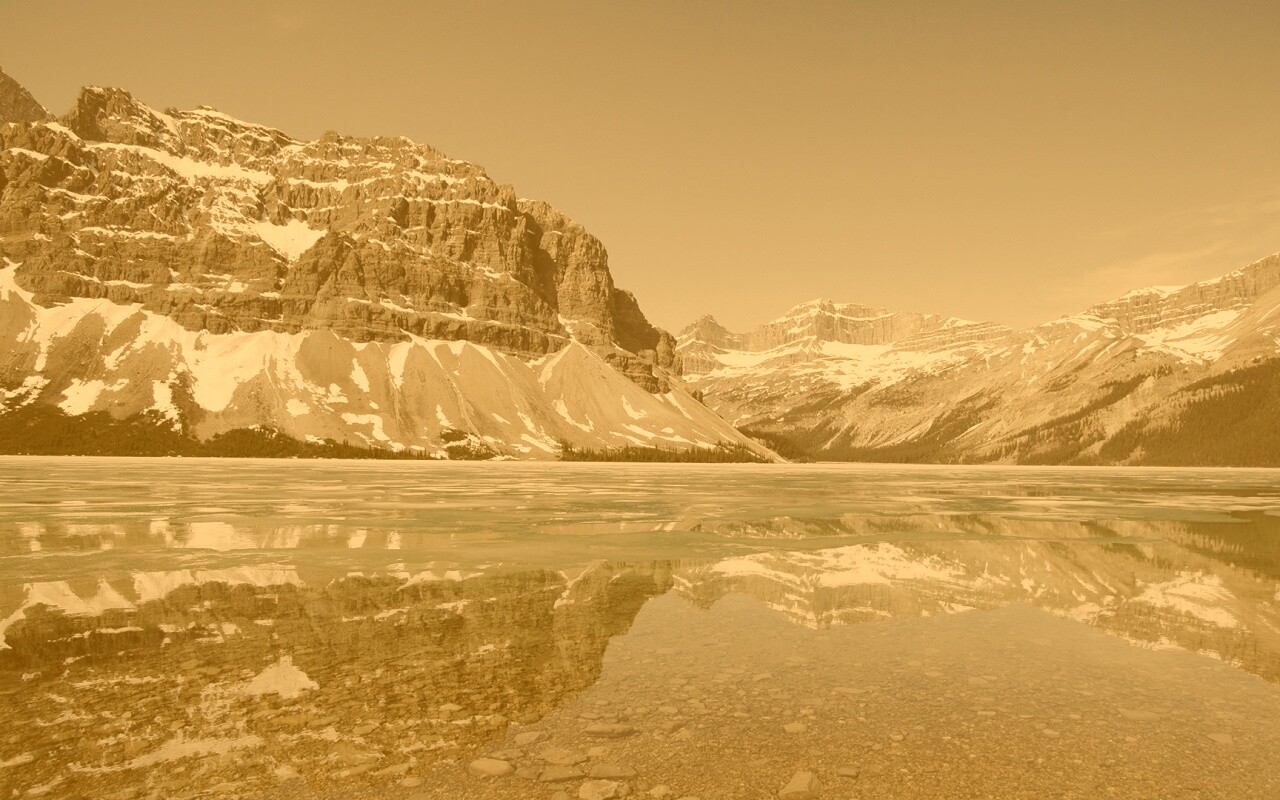 Снежные горы обои