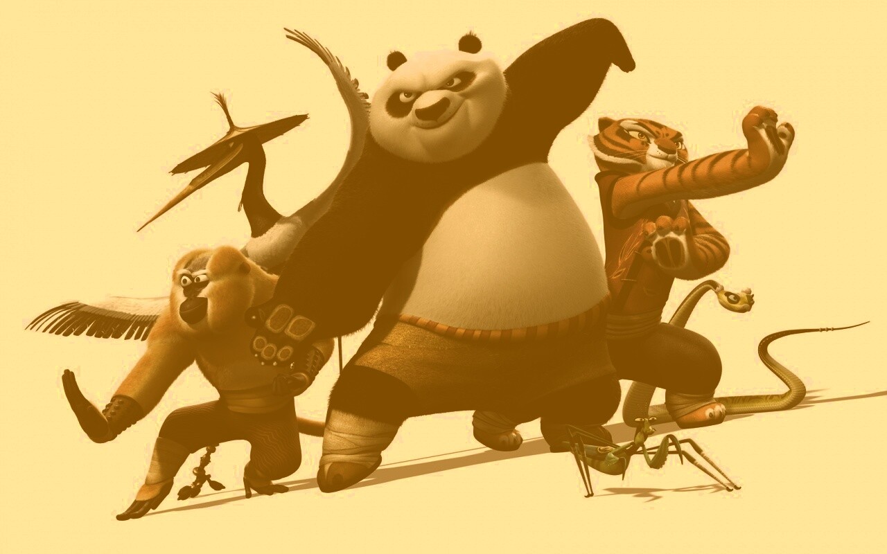 Герои Кунг-фу панда обои