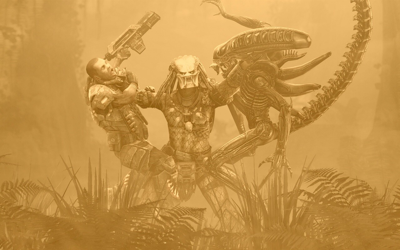 Чужой против Хищника обои