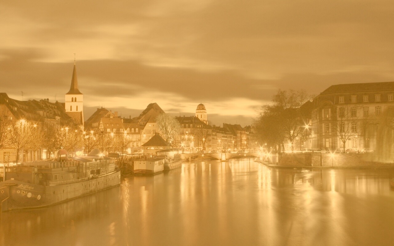 Город Страсбург обои