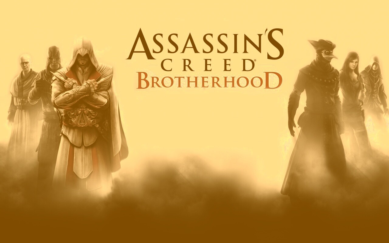 Персонажи игры Assasin"s Creed Brotherhood обои