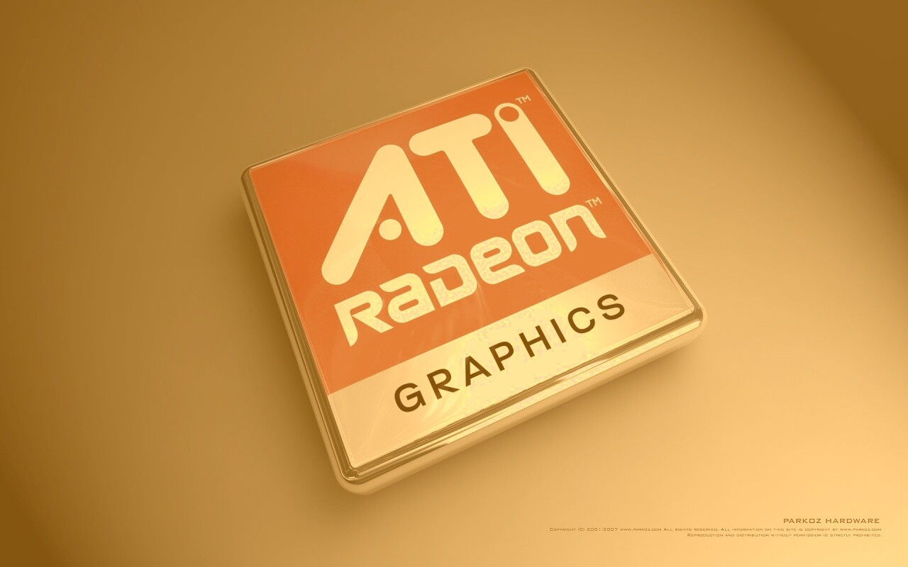 Логотип Ati Radeon Graphics обои