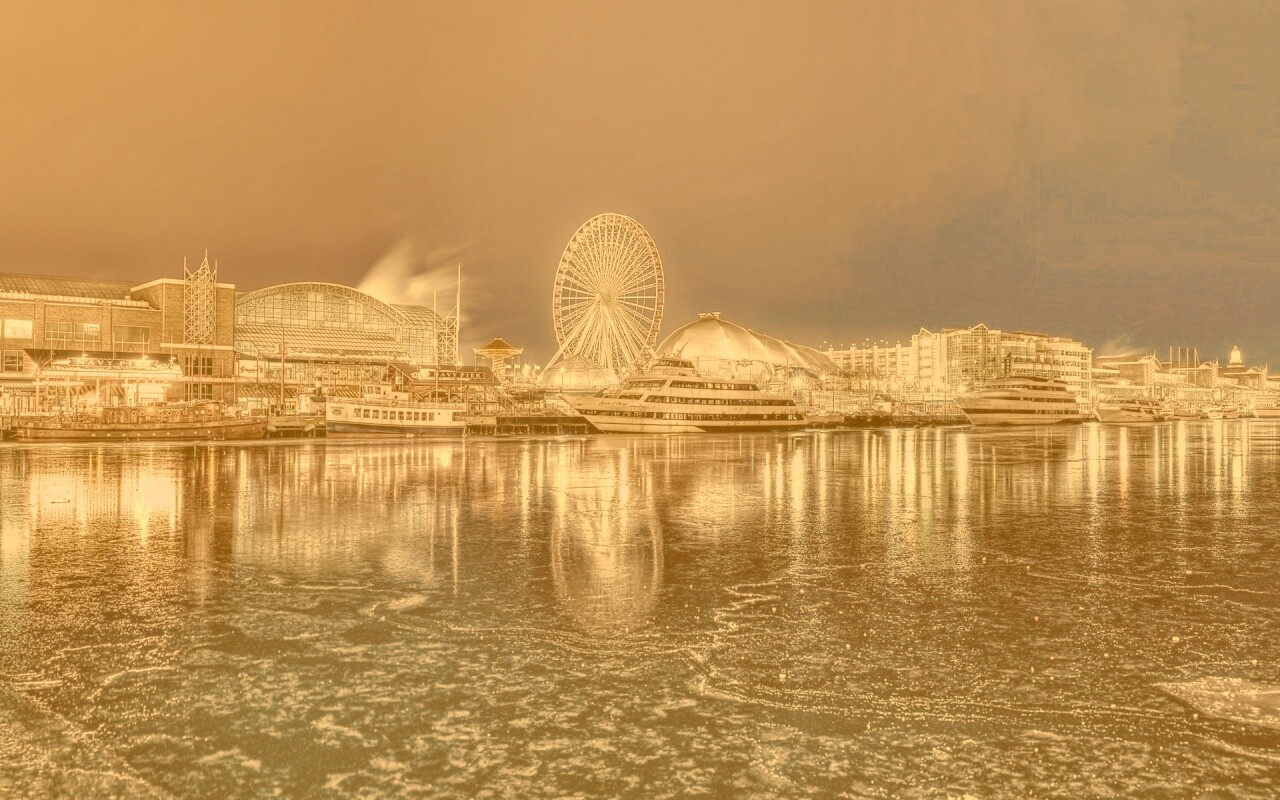 Причал для яхт обои