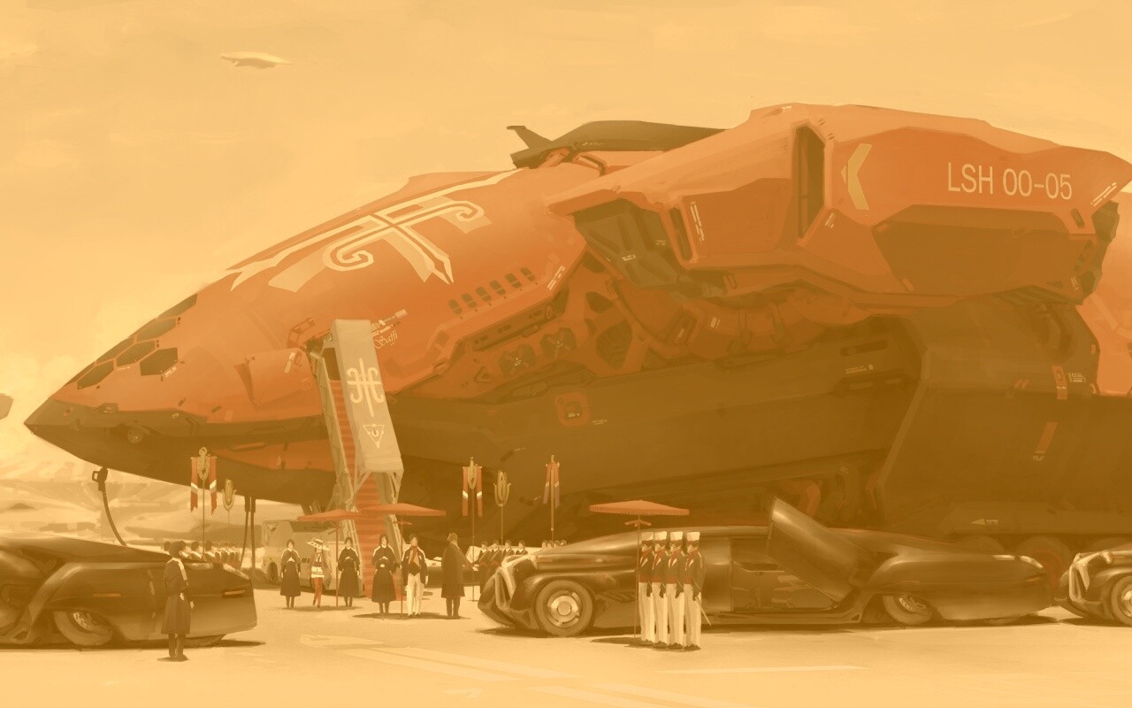 Встреча инопланетных гостей обои