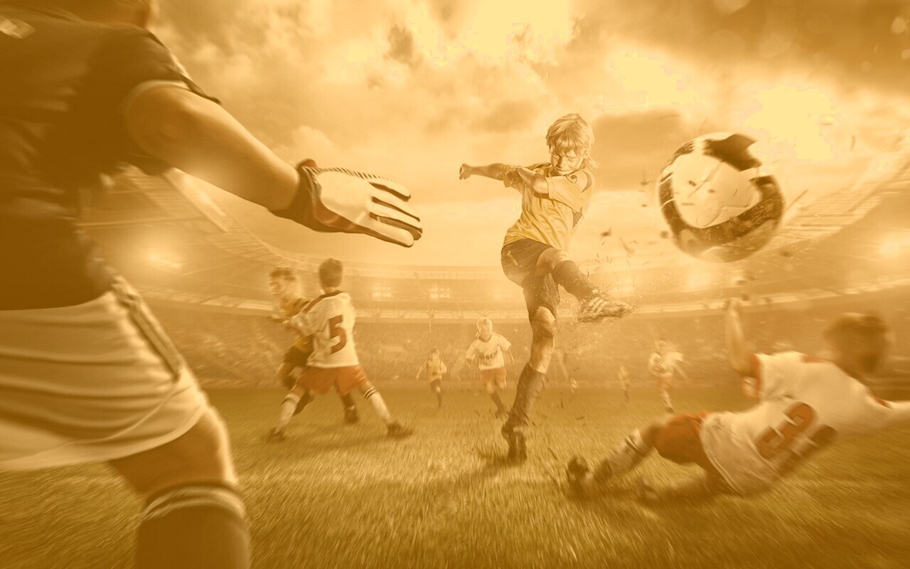 Игра в футбол обои