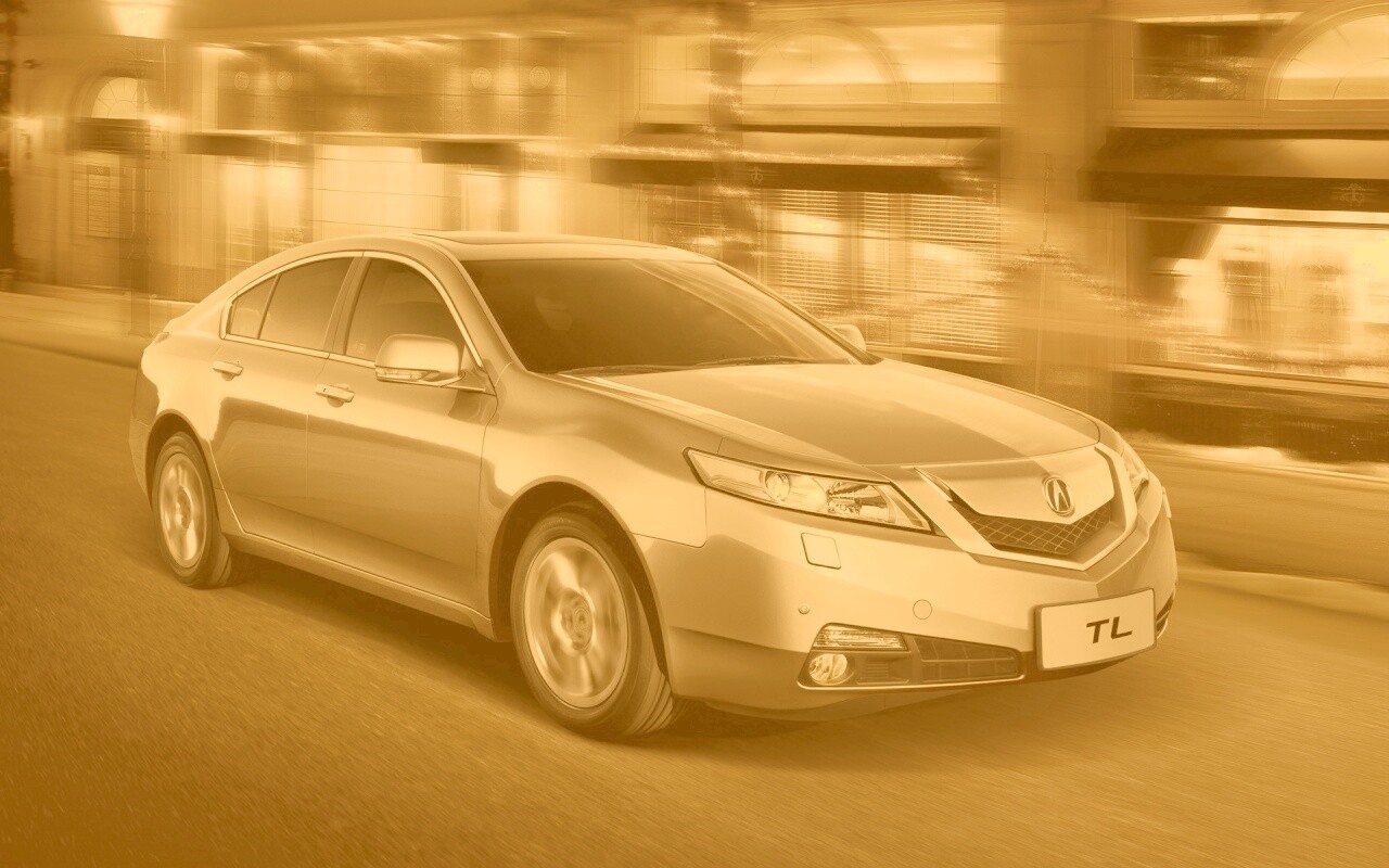 Acura в движении обои