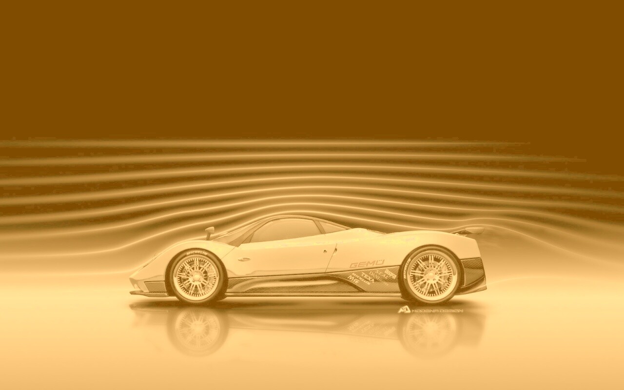 Аэродинамика Pagani Zonda обои