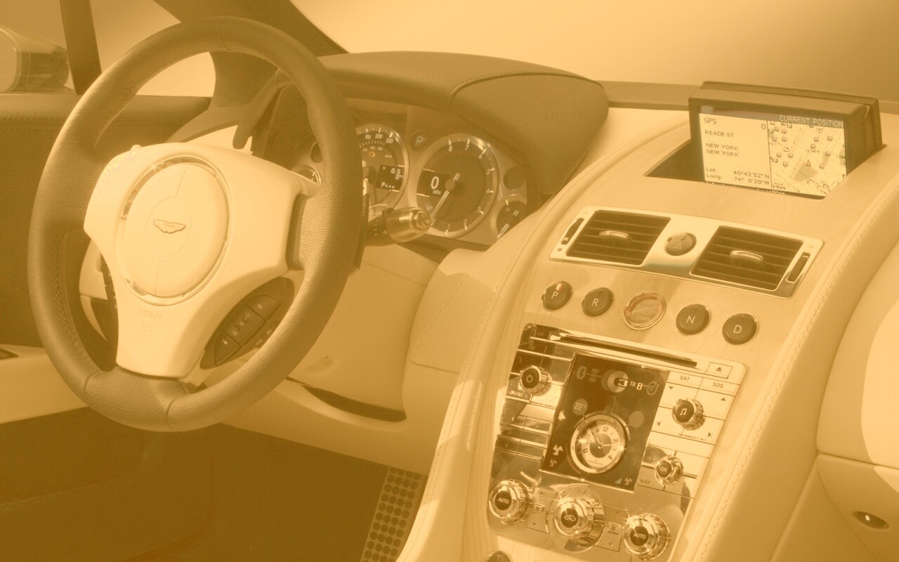 Салон Астон Мартина обои