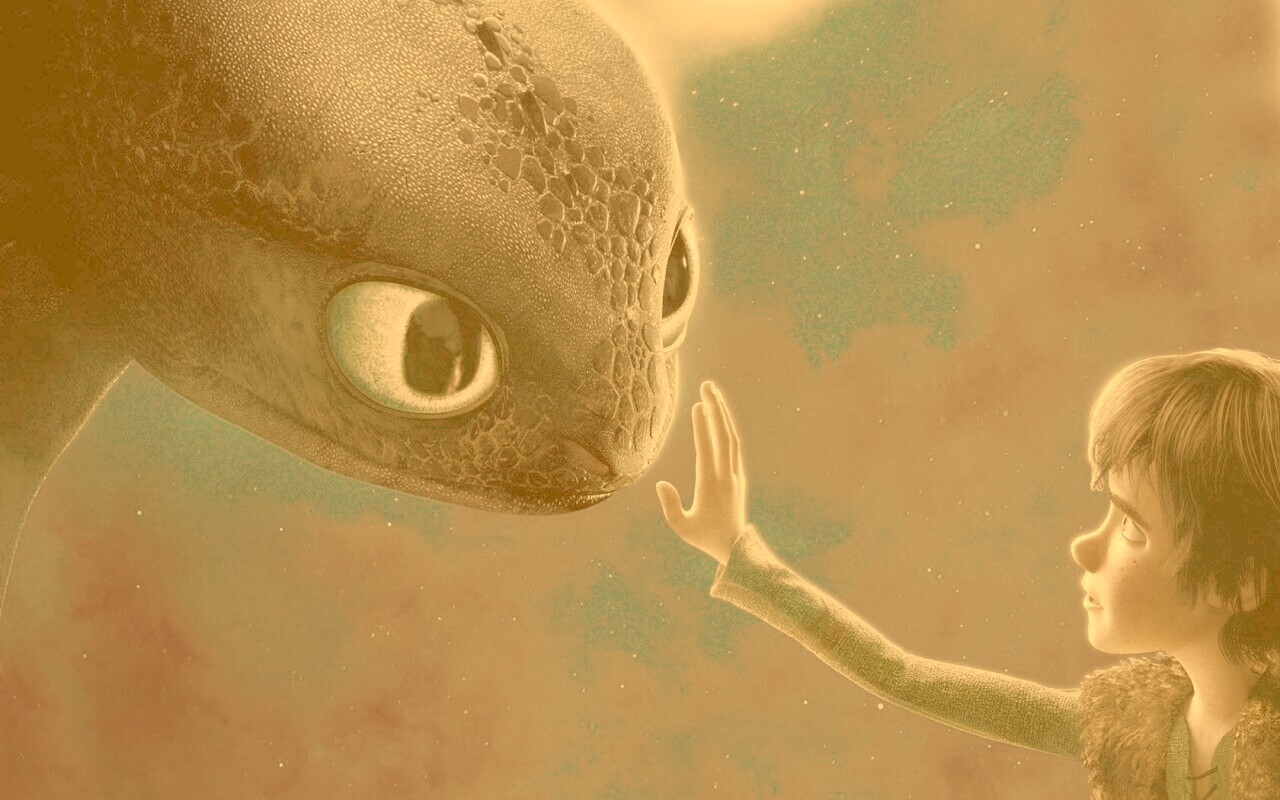 Как приручить дракона обои