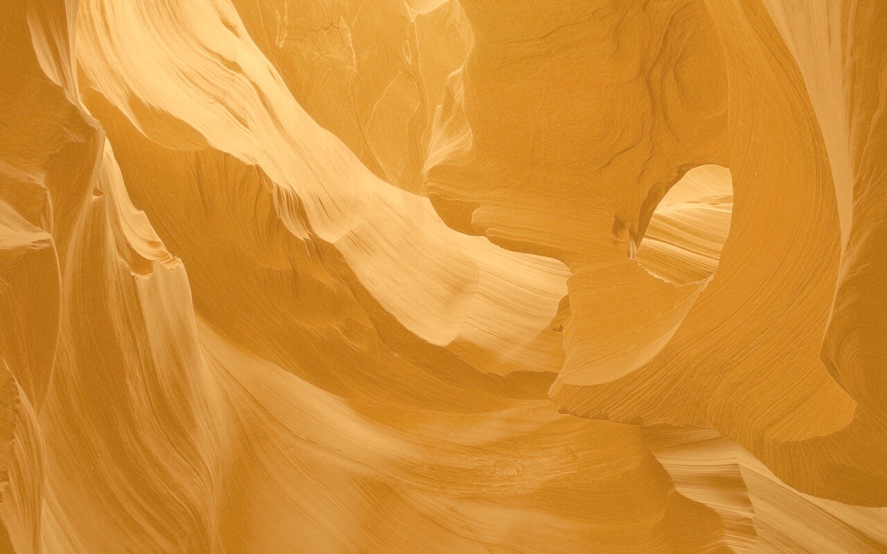 Оранжевая пещера обои