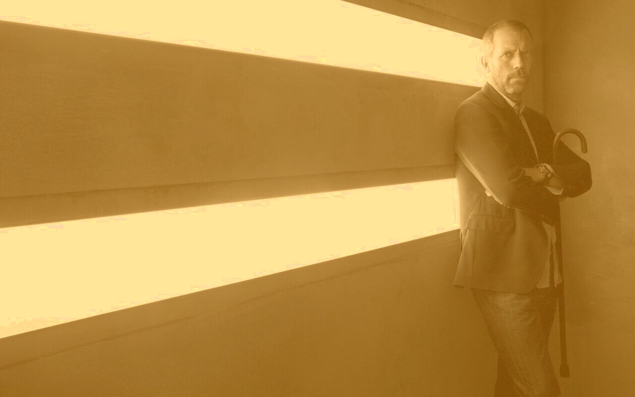 Хаус в лаборатории обои