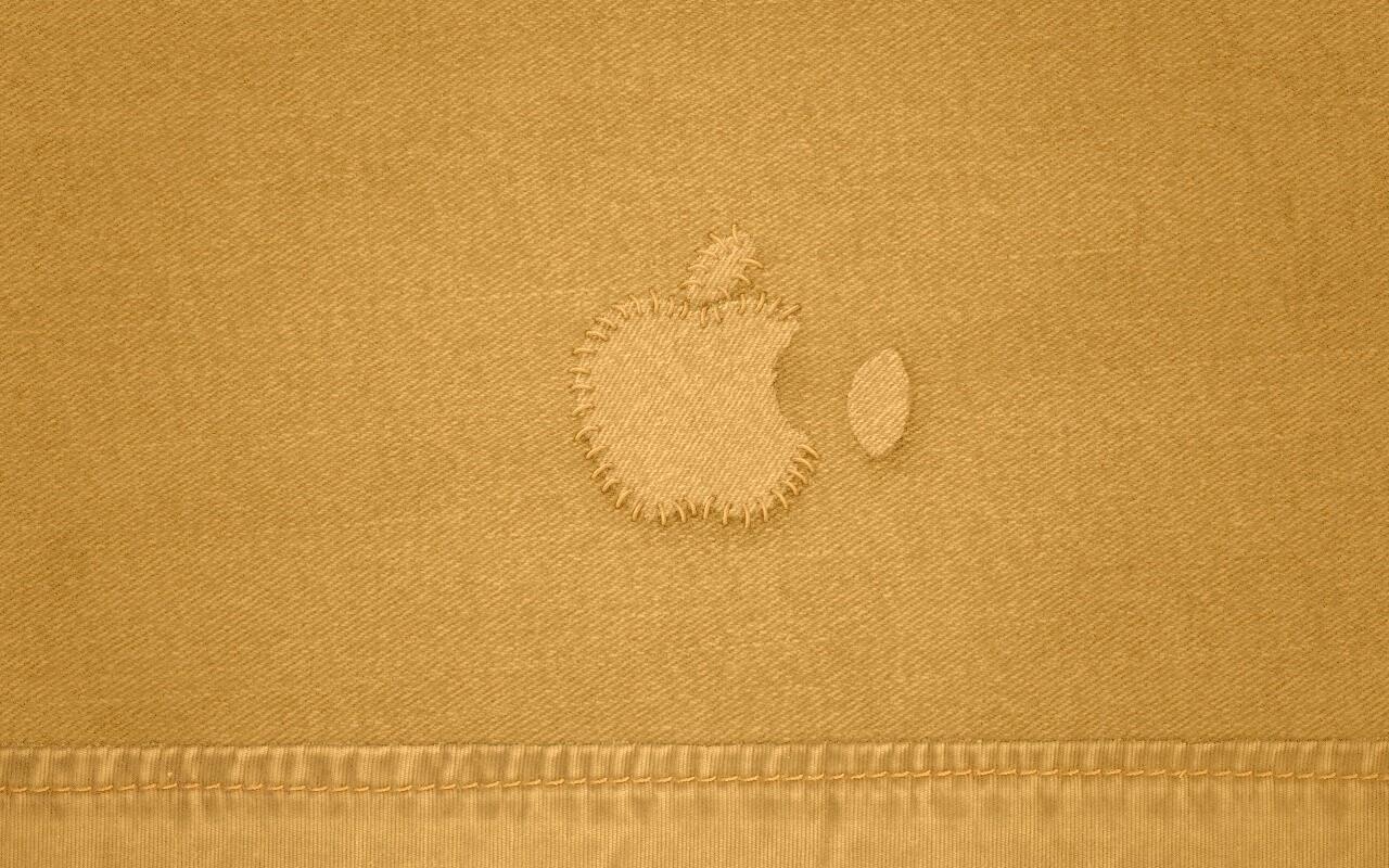 Штопанный Apple обои