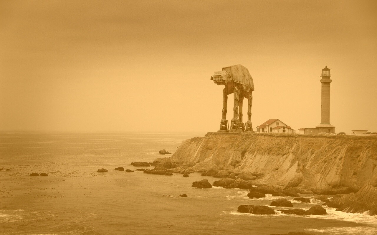 Звездные войны в нашем мире обои