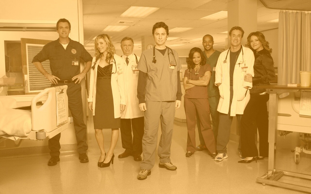 Герои сериала Клиника обои