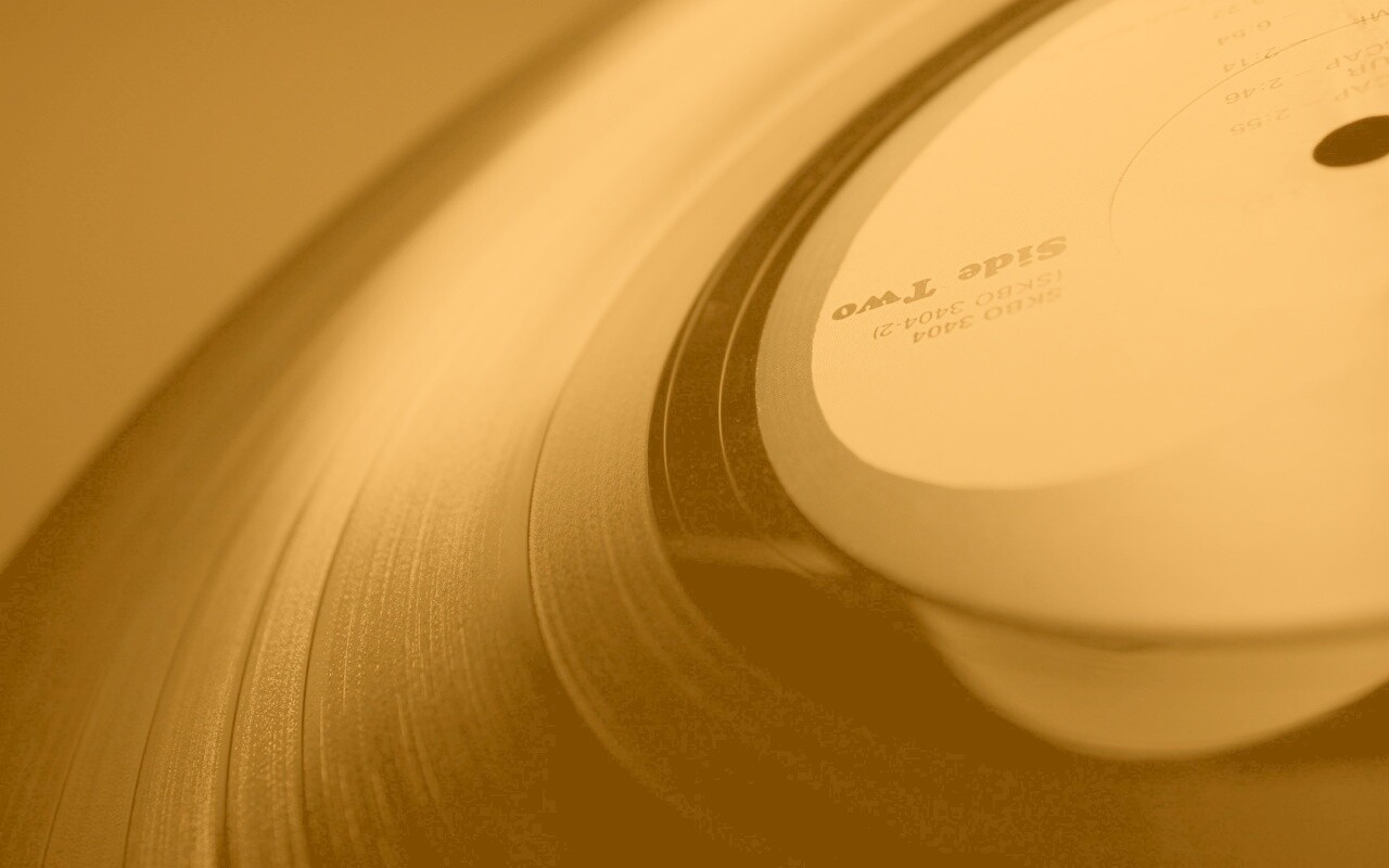 Виниловая пластинка обои